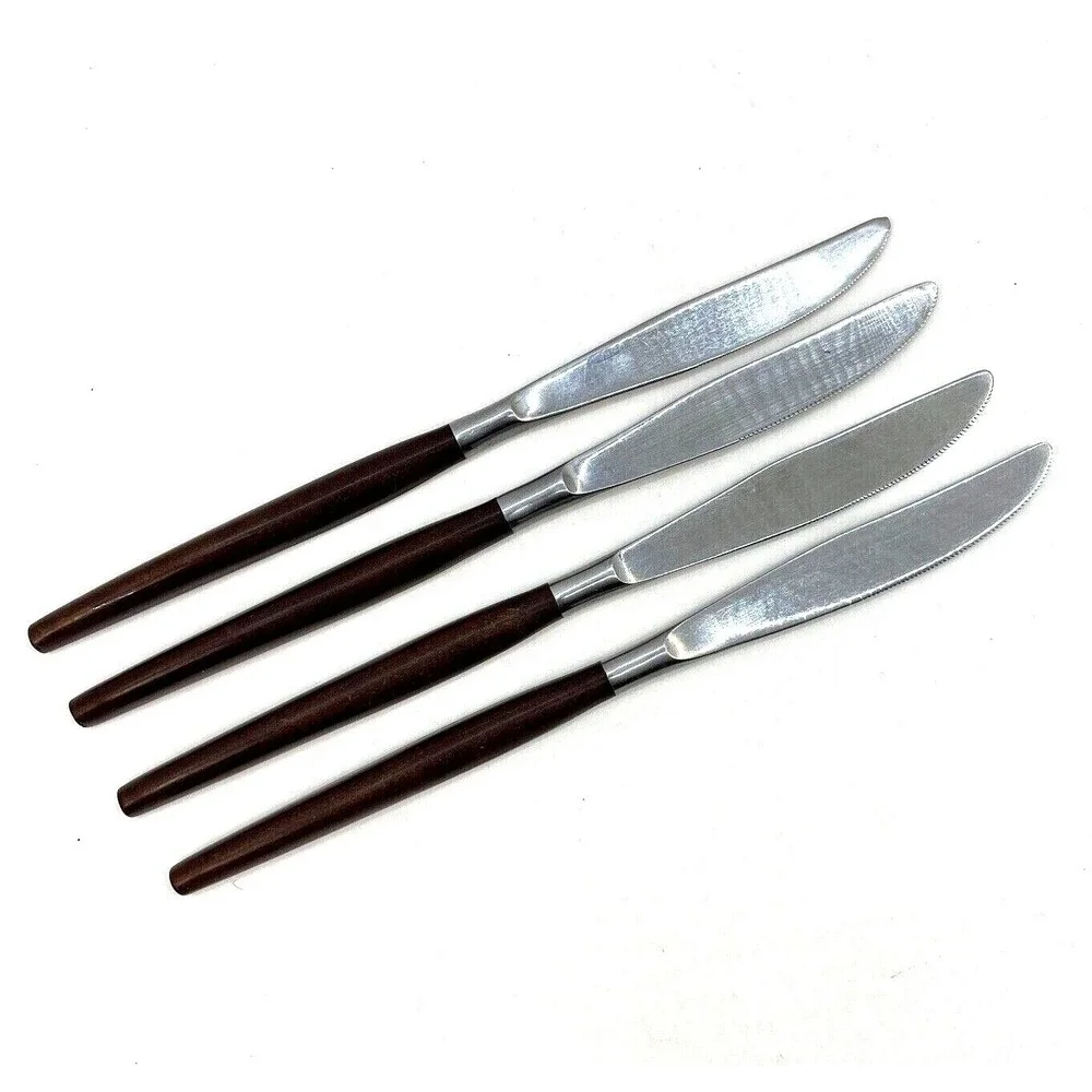 Ekco Eterna CANOE MUFFIN Epic 4 Dinner‎ Knife Knives Japan Stainless Flatware